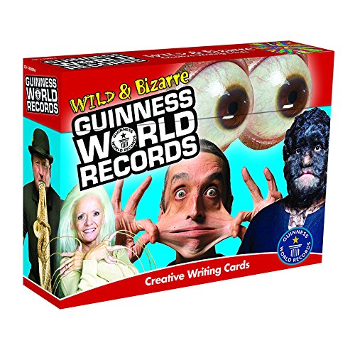 Carson Dellosa Wild and Bizarre Guinness World Records Creative Writing Cards