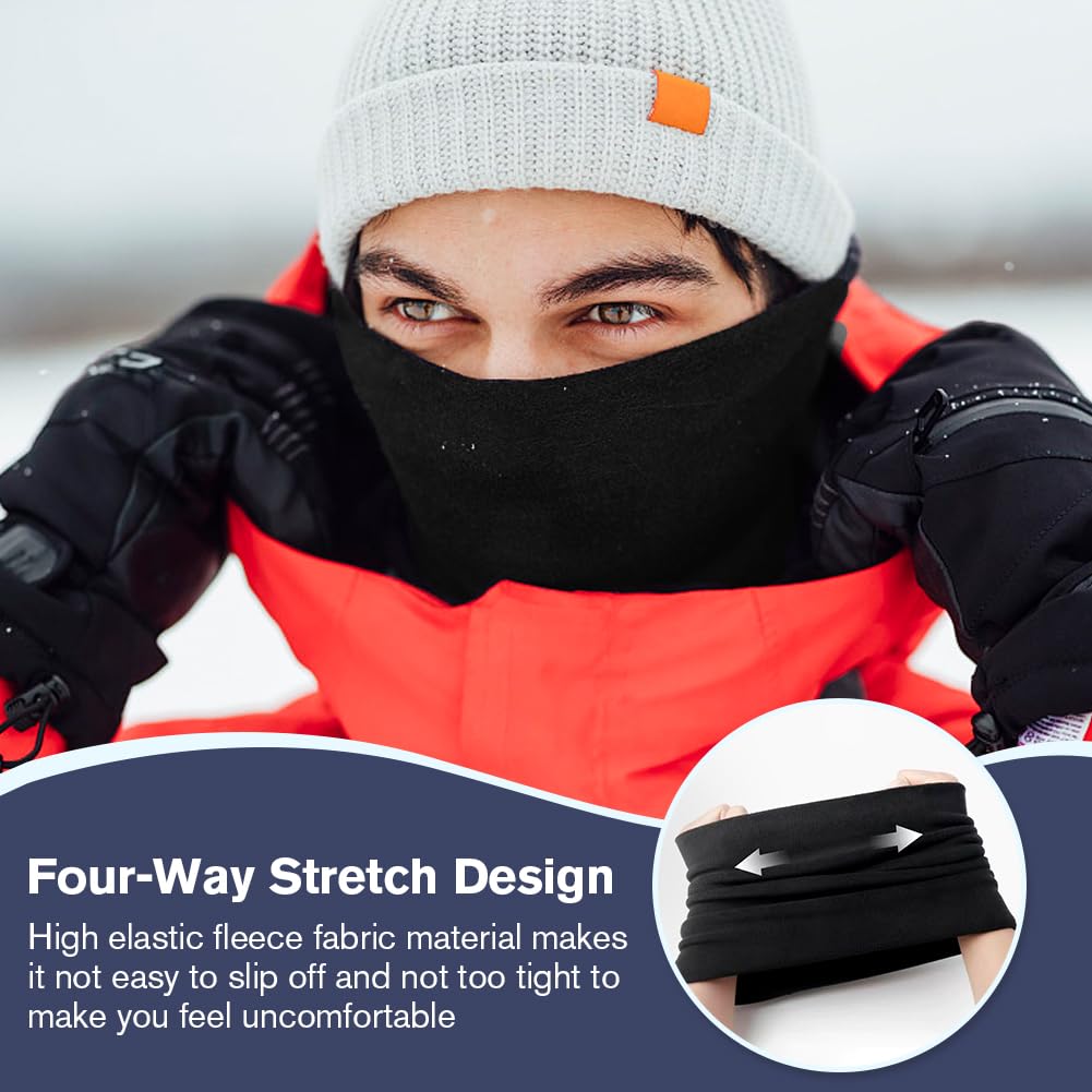 Condition photo showing Brand New for winter neck gaiter warmer - face cover scarf windproof fleece for men & women sport outdoors skiing fishing hiking