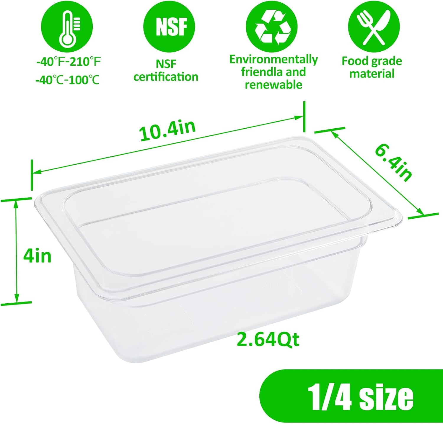 Durable and Versatile Food Storage Containers