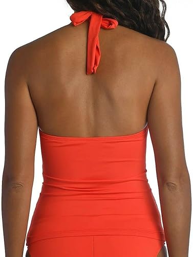 Miniatura 2 de La Blanca Traje de baño tankini con cuello halter Island Goddess para mujer
