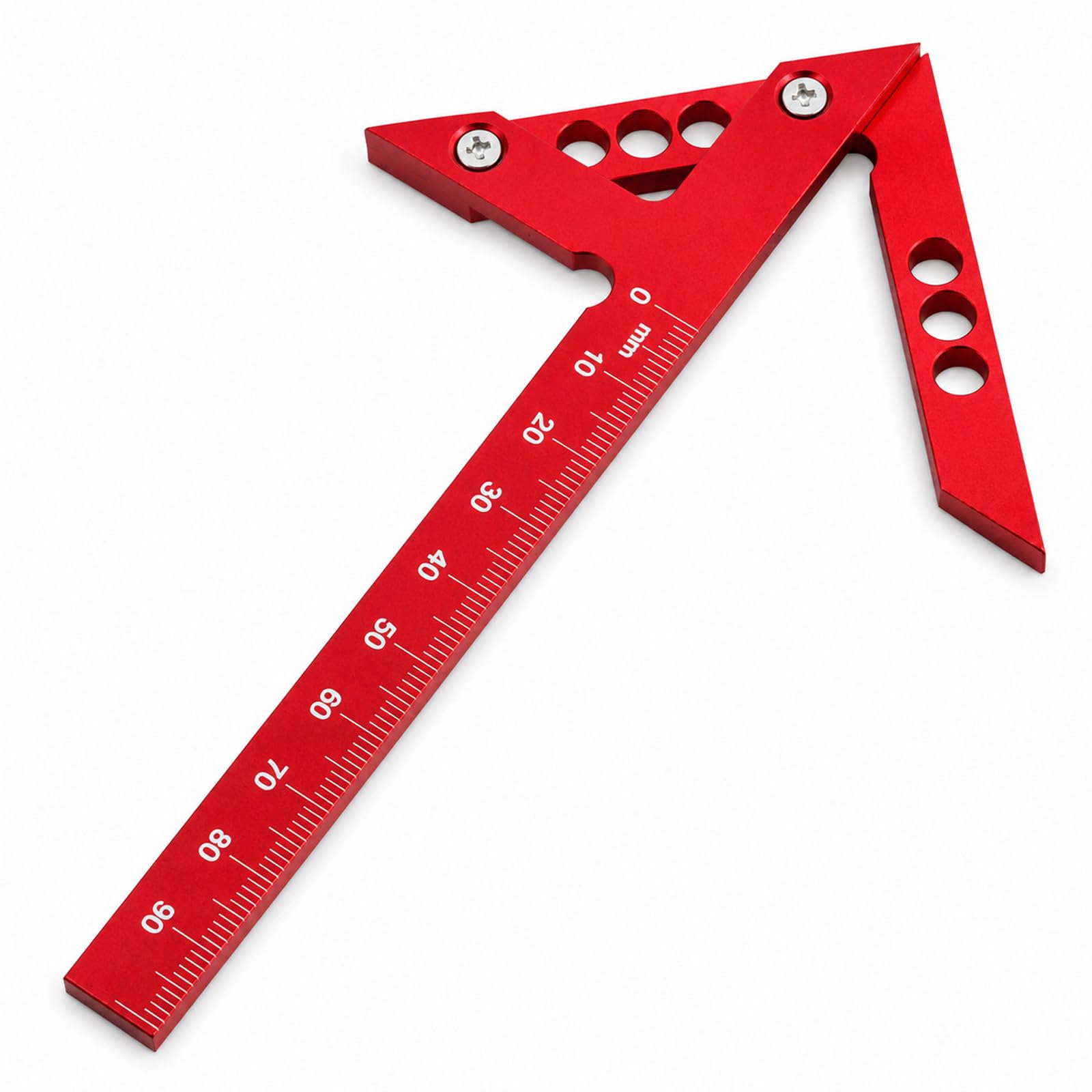 Talinco Aluminium Centre Scribe Gauge 45° Woodworking Circle Centre Finder