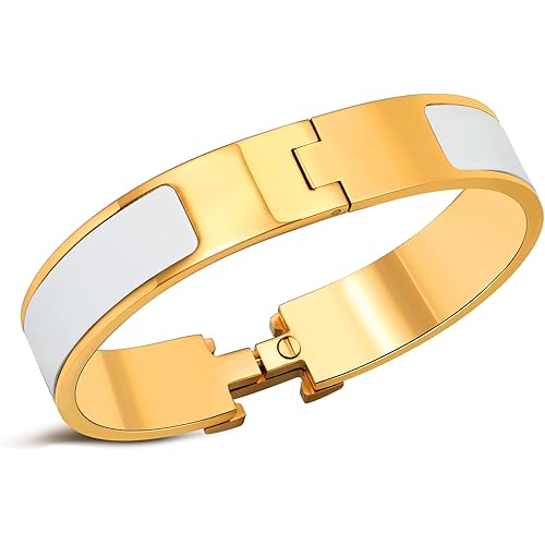 18K Gold Plated Bracelet Stainless Steel Bracelet Jewelry Christmas Valentines Birthday Gifts for Women Jewelry Gifts Trendy for Women