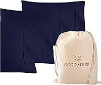 Vista 16 de Juego de 2 fundas de almohada de 1000 hilos, 100 % algodón egipcio, con tejido de satén y algodón de fibra larga y tejido satinado, suaves