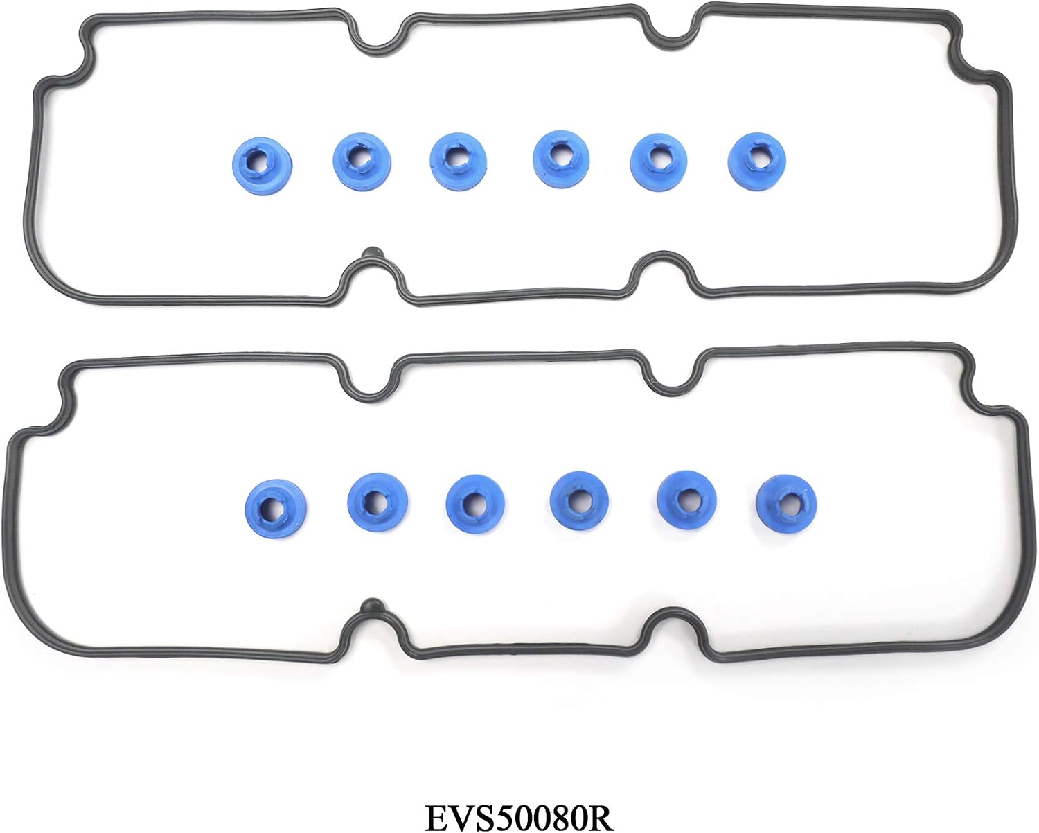 Engine Valve Cover Gasket Compatible with Buick & Chevrolet & Oldsmobile & Pontiac Model Allure & Electra & Camaro & Impala & Grand Am & Grand Prix with Engine Base 3.8L V6 (Rep# VS50080R) - EVS50080R