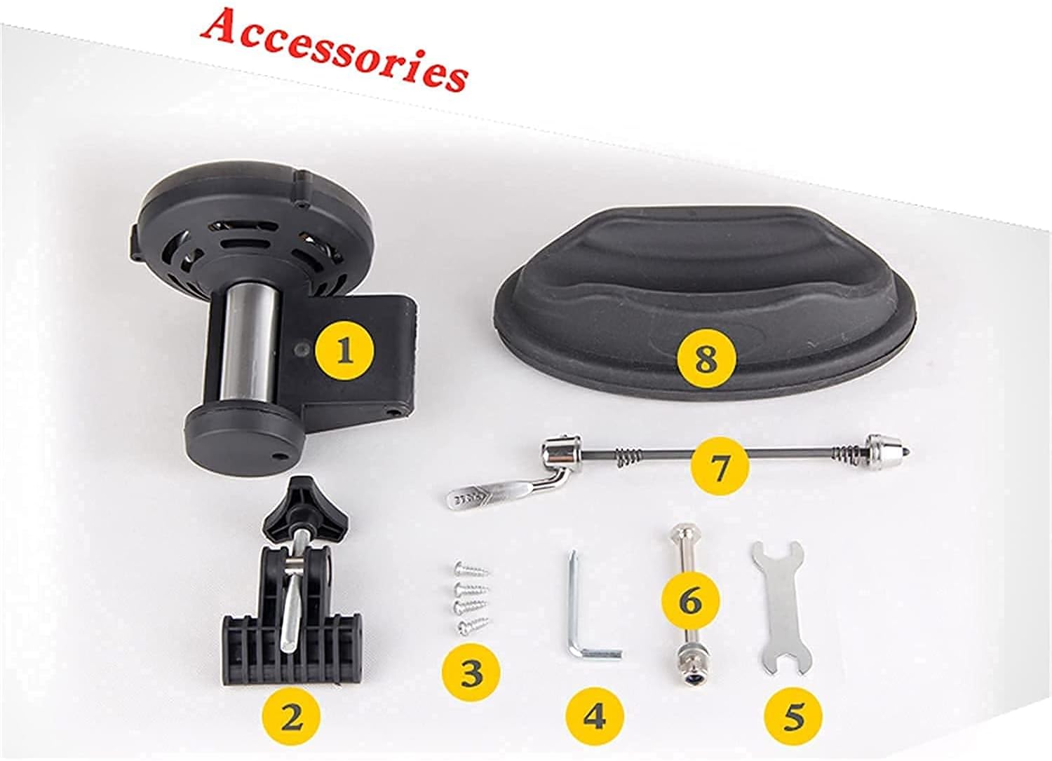 Foldable Bicycle Riding Platform, 24-28inch Mountain Road Bike Indoor Magnetic Resistance Cycling Turbo Trainer, with Line Control Training Bracket(Red)