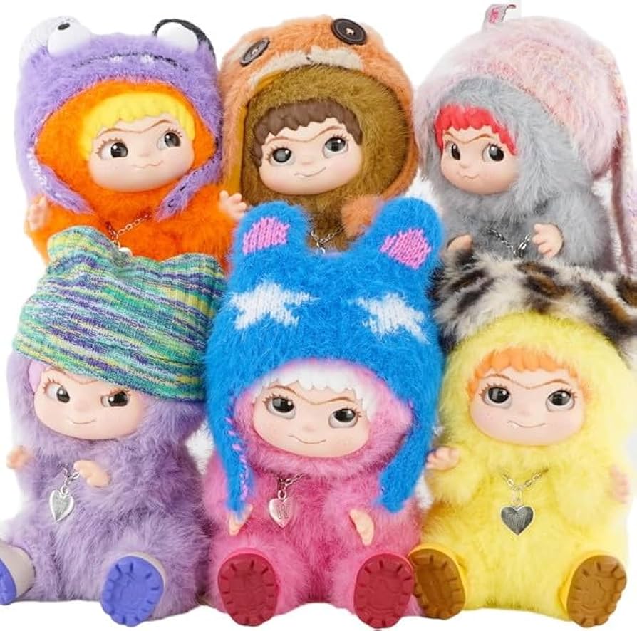 WAKUKU FUZZY TRENDY FUN PARTY フィギュア Amazon | 【4点セット】ワクク（WAKUKU） トレーディングマスコット