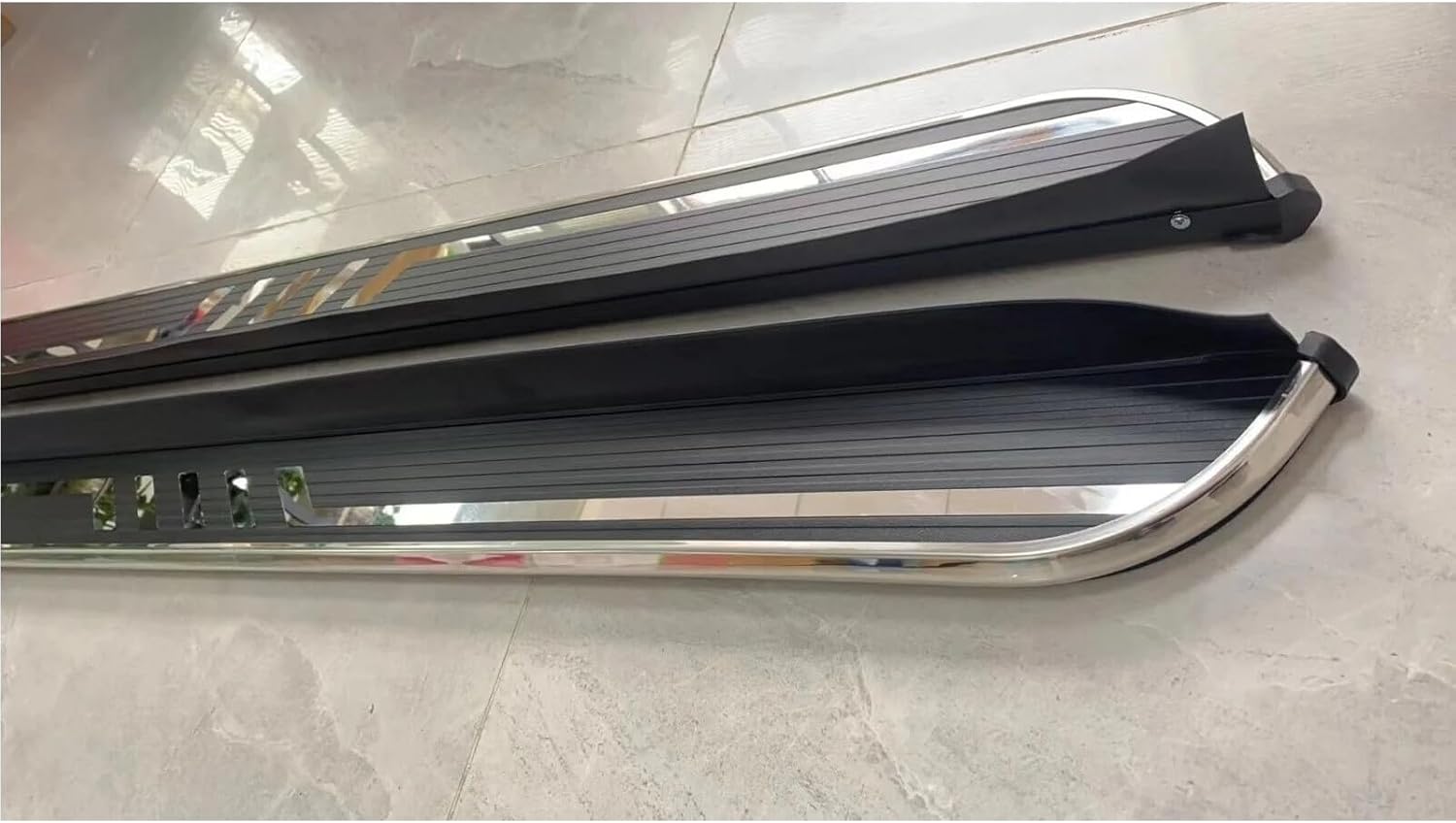 2pcs Fit for Ford Explorer 2011-2015 Running Boards Side Steps Nerf Bar White ZY