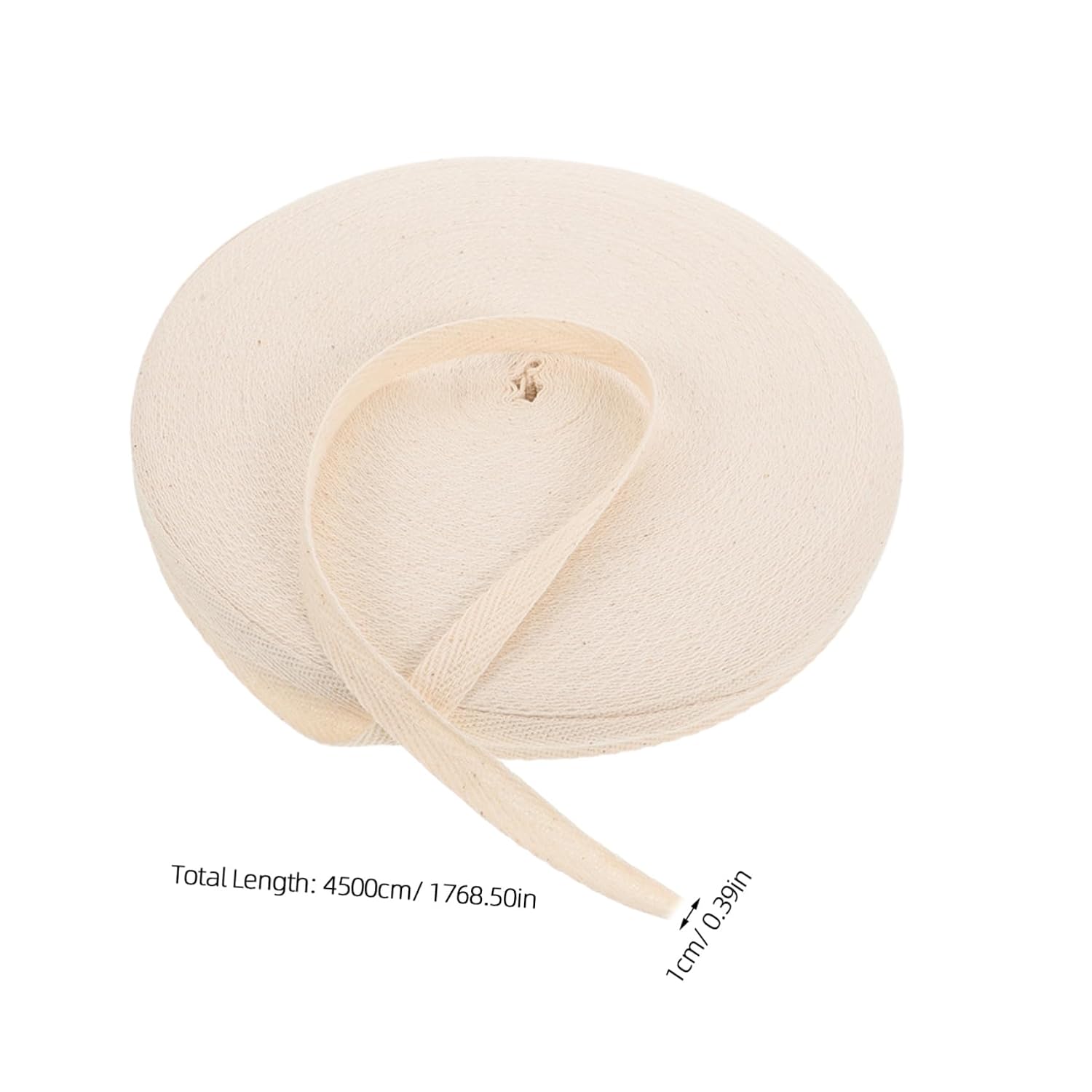 2 Rolls Cotton Bookbinding Tape 1cm Wide Archival Repair Binding Tape for Paper and Document Restoration Beige Cotton Material Suitable for Personal Collections and Machine Repairs