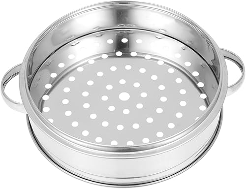 STOBAZA Cesta de vapor de cocina de acero inoxidable de 8.66 pulgadas para verduras, albóndigas, mariscos, apta para lavavajillas