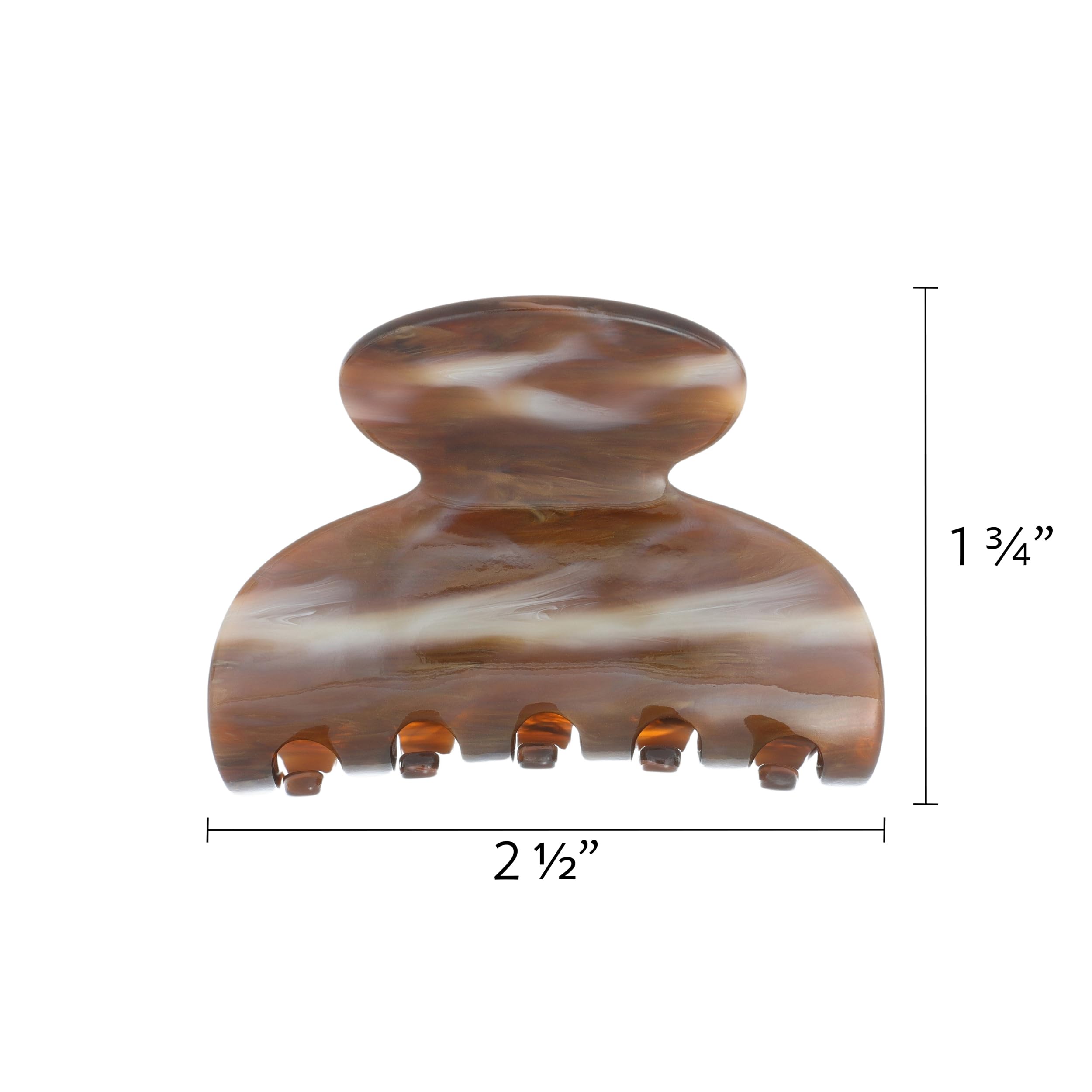 Small French Hair Claw Clip for Women Lightweight Damage-Free Strong Grip Amazon.com : France Luxe Small Hair Clip for Women, Couture  main image 2