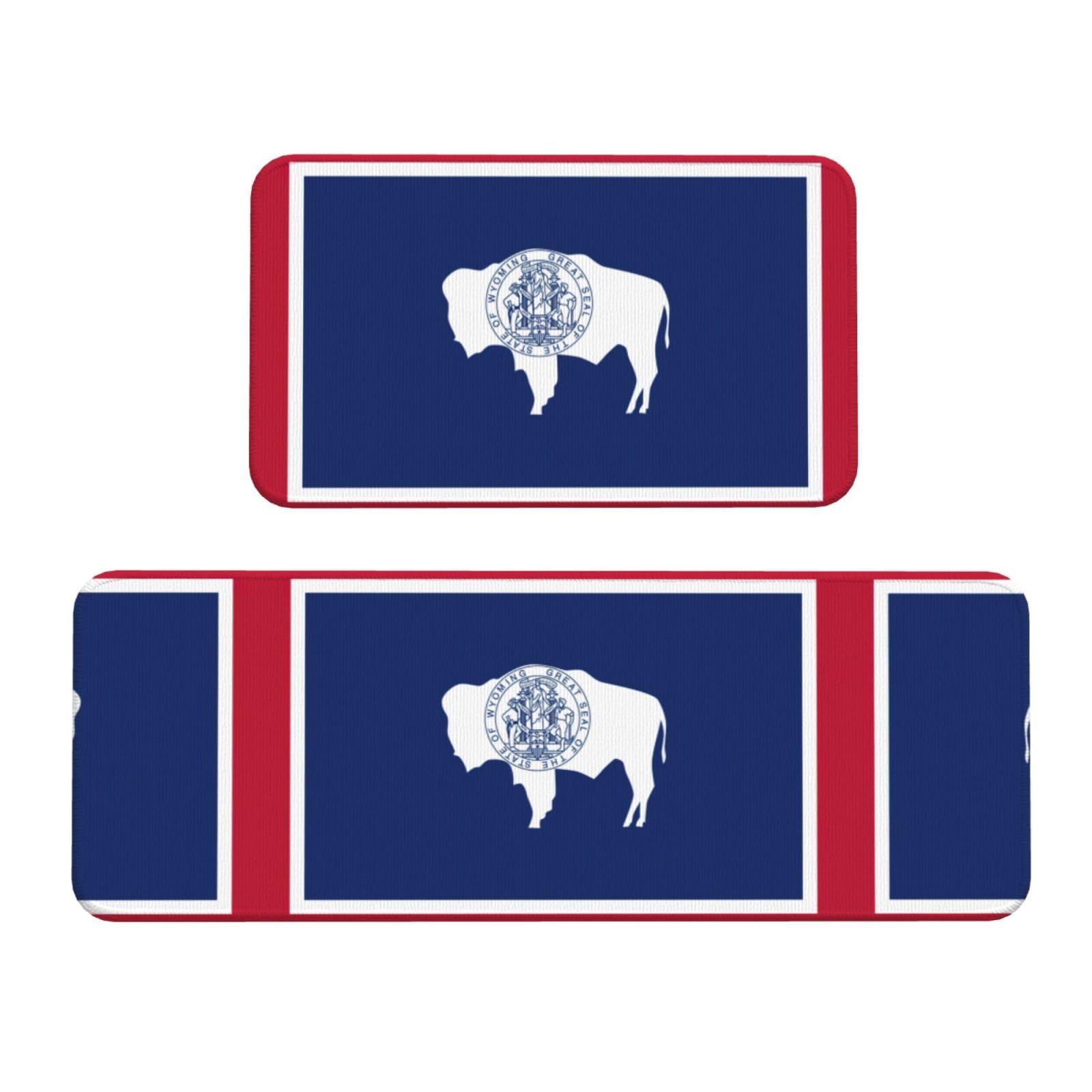 Tapis de cuisine imperméables Wyoming lot de 2 grand format anti-fatigue