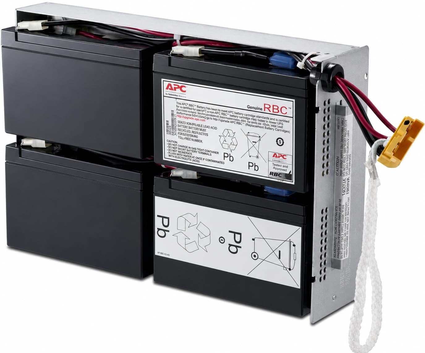 APC UPS Battery Replacement, RBC24 Smart-UPS Models SMT1500RM2US, SMT1500R2-NMC, SU1400RM2U, SU1400RMNET, SUA1500RM2U and Select Others