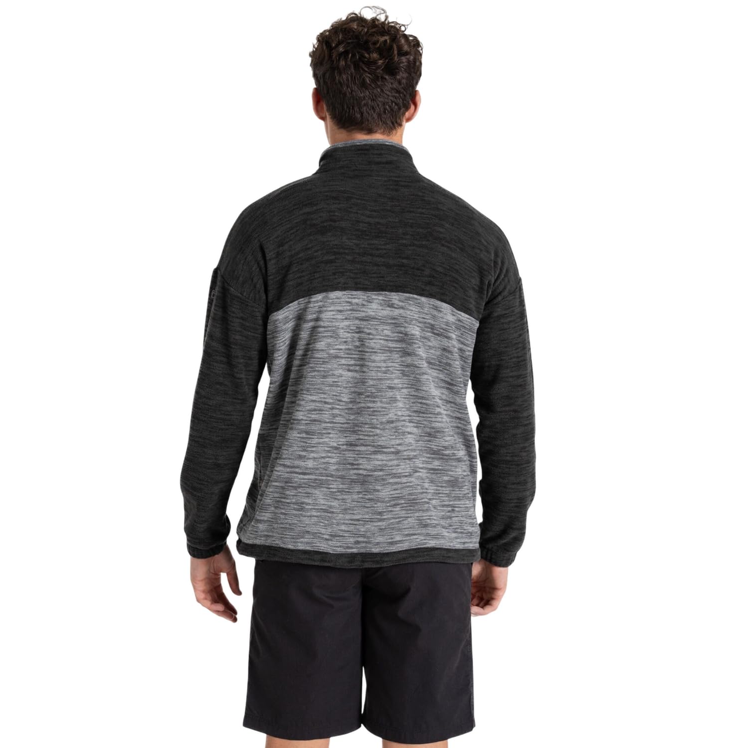 Craghoppers Men's Esk Half Zip Fleece Insulating Pullover - Perfect for Outdoors, Walking, Hiking & Camping Grey