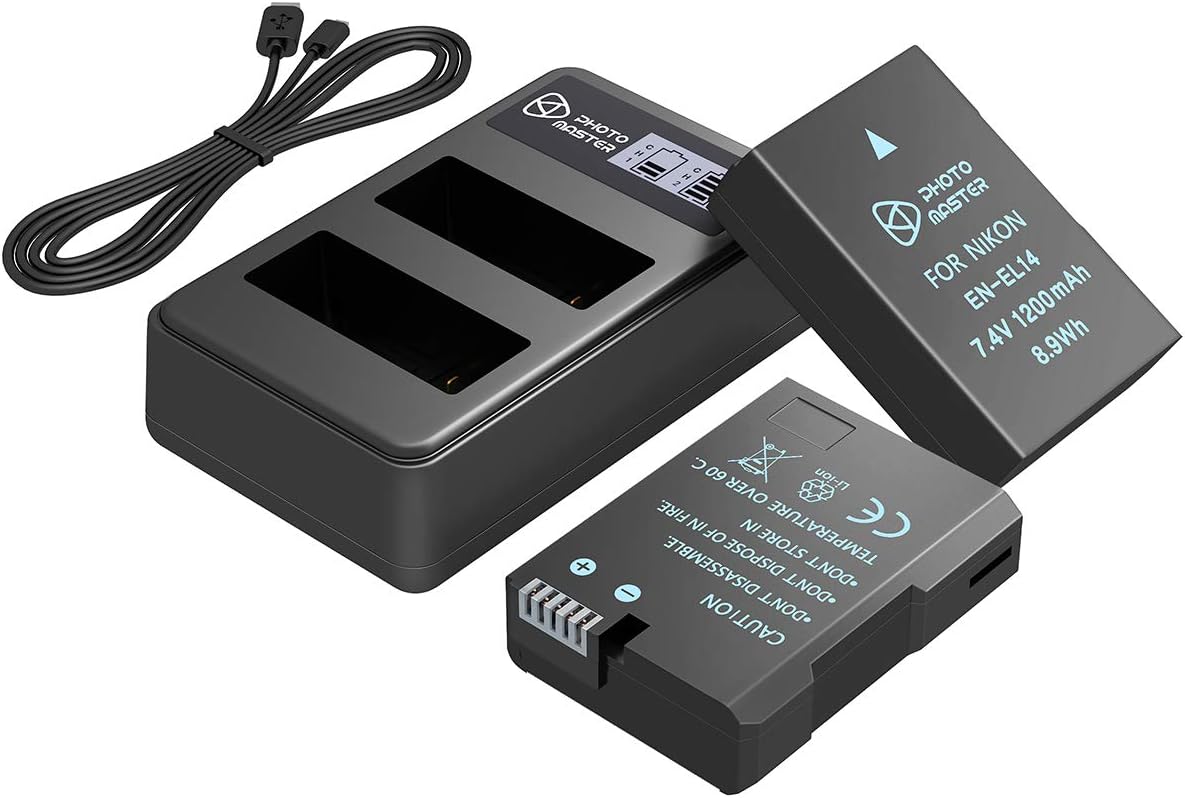 batteria della fotocamera per nikon d3500