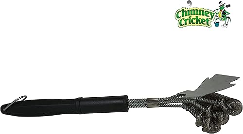 Miniatura 6 de Cepillo para parrilla de barbacoa y raspador sin cerdas para seguridad y limpieza profunda, limpiador de parrilla de barbacoa - 18 pulgadas