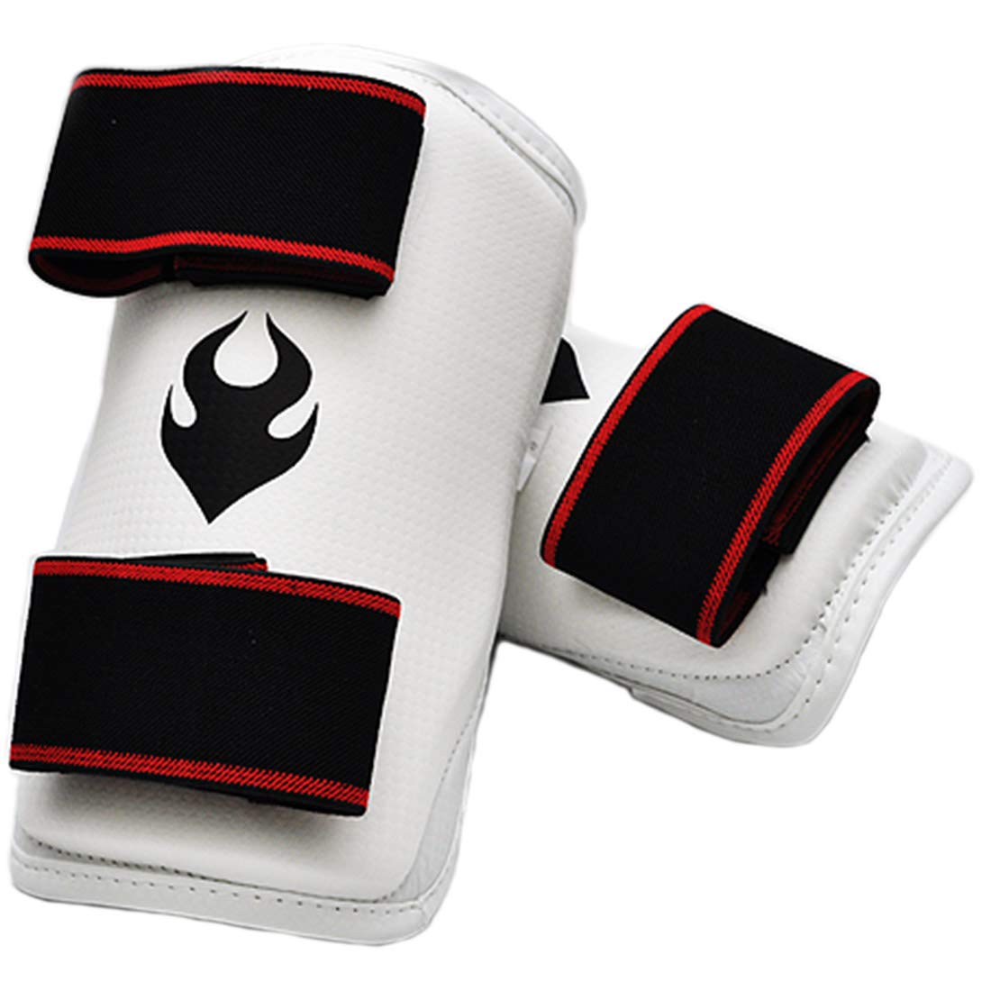 Taekwondo Korea Forearm Protectors Gear TKD MMA Martial Arts Karate Hapkido Kick Boxing (4. L(Length 25.6 cm or 10.1 inch))