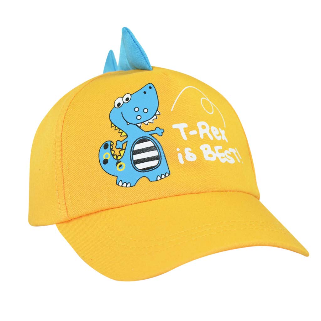 GNGR Gorra Little Cotton Dinosaurio Gorra de béisbol para niños de 1 a 2 años