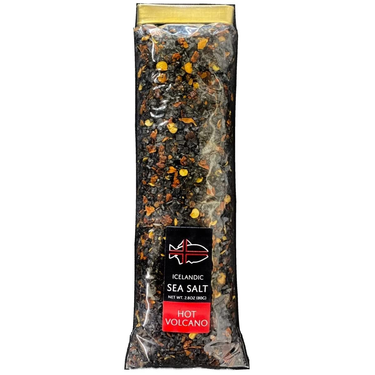 Nordic Catch Icelandic Hot Volcano Black Sea Salt - Mineral Rich with Health Benefits & Gourmet Flavor, Sustainably Sourced from Iceland - Available in Bulk Bag & Refillable Adjustable Sea Salt Grinder