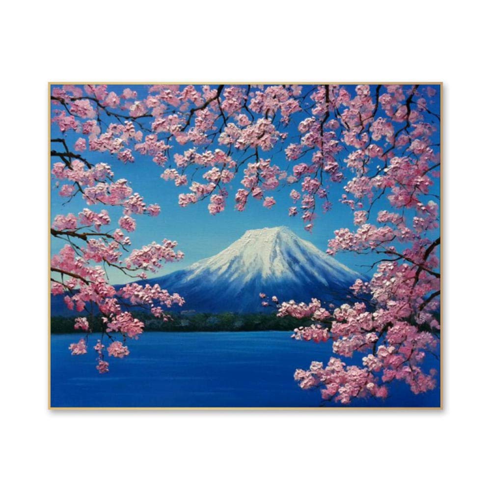 Suspension peinture paysage pour habiller un grand mur vide