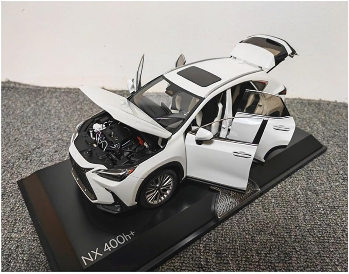 Model Toy Car 1:18 for Lexus NX400h Lexus 2022 Alloy Diecast Car Model Toys Collection Gift Hobby Toy(Black)