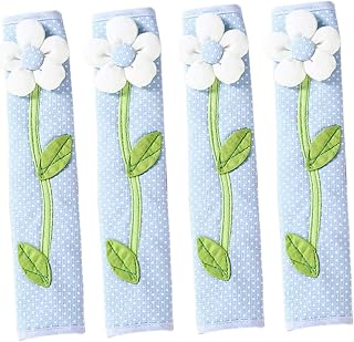 jojofuny 12piezas Funda Antiestática Para Manijas De Refrigerador Cubierta Protectora De Manijas Para Electrodomésticos Casa Color Azul