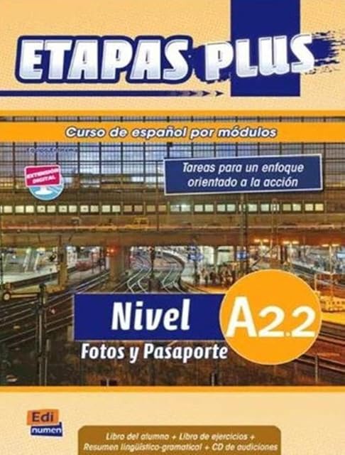 Portada de Etapas Plus Nivel A2.2 - Libro del Alumno