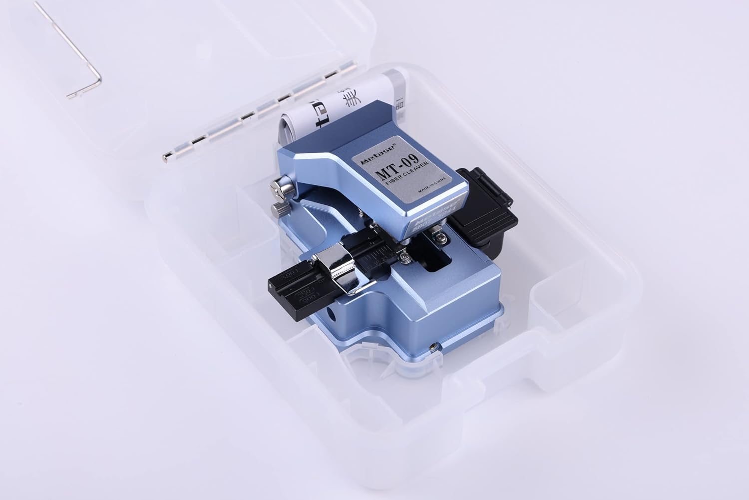 12 Ribbon Fiber Optic Cleaver High Precision and Fully Automatic Fiber Cutter Tool (Blue)