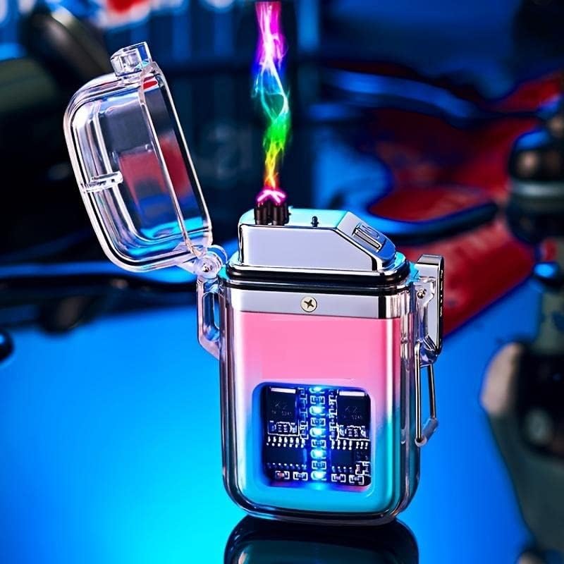 EKYLIP Acrylonitrile Butadiene Styrene Windproof Lighter, Waterproof Lighter With Flashlight