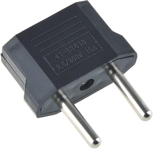 Miniatura 5 de SLLEA Adaptador de adaptador de viaje convertidor de enchufe de pared para Europa, Europa, EE. UU