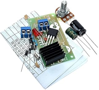 LM317 Adjustable Power Supply Kit Continuous Adjustable DC Power Supply DIY Teaching Training Parts