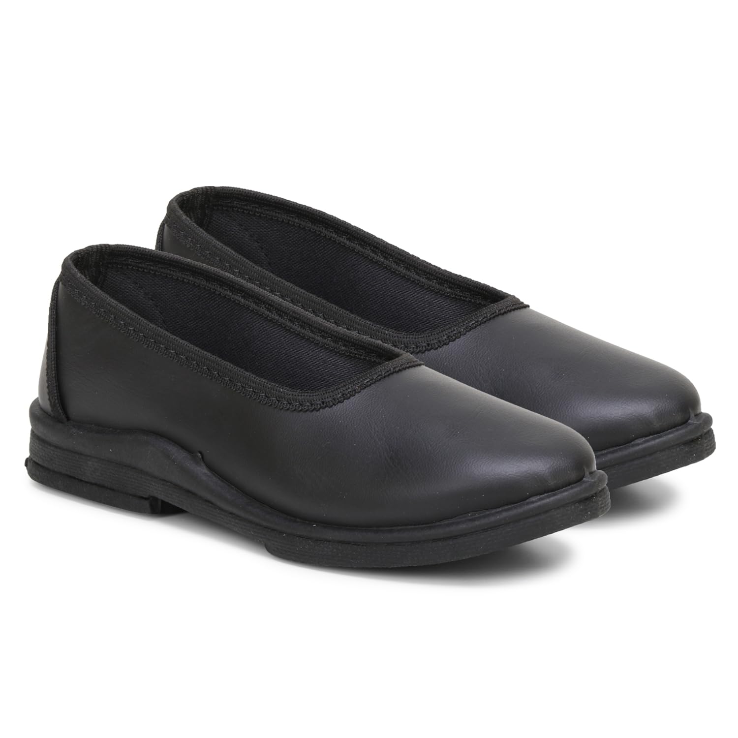 Kids School Shoes – Lightweight, Comfortable Black Slip On Shoes for Girls | Kids Shoes | School Shoes | School Uniform Shoes | School Shoes for Girls | Pull On Shoes