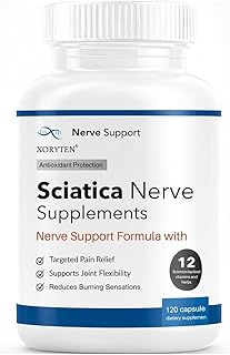 Sciatica Nerve Pain Relie | Botanical Extracts | Carefully Selected Ingredients, Premium Quality, 120 Capsulesf