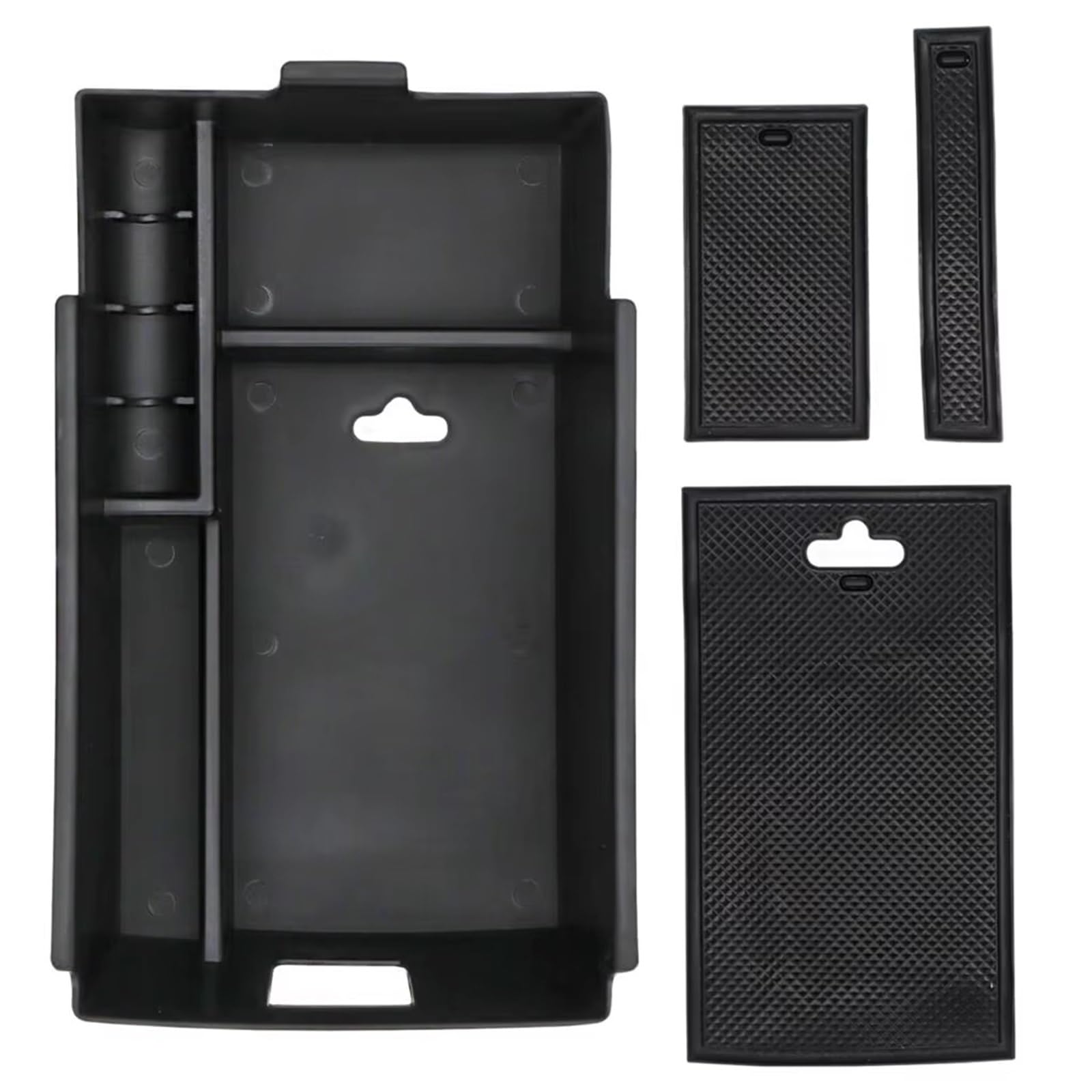 Handschuhfach Organizer Kompatibel Mit Chevrolet Für Equinox 3. Generation 2018–2021, Auto-Mittelkonsole, Armlehne, Aufbewahrungsbox, Organizer, Tablett, Behälter, Innenzubehör