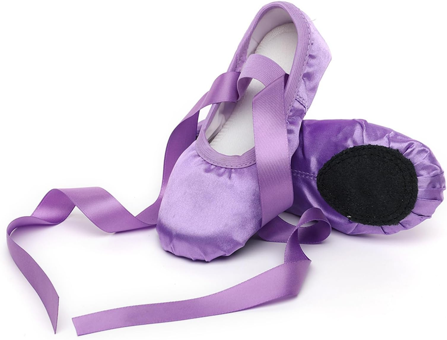 Ballet Shoes Women Split Sole, Size 3.5-7.5 UK Ballet Slippers Flat Shoes Split Sole Adult for Dancing Races, Gymnastics Dancing