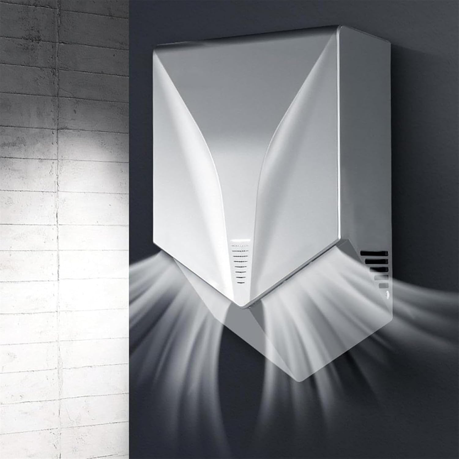 COYEUX 1500W Commercial Wall Mounted Hand Dryers, Automatic Sensor Hand Dryer, 5-8 Seconds To Dry, for Kitchen, Bathroom And Toilet