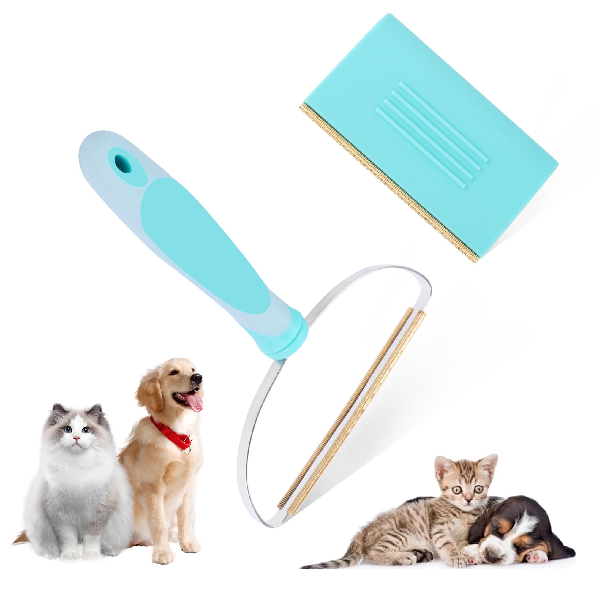 DMERBYL Lint Brush | Ultimate Fuzz Remover Sweater Comb, Mini and Portable Lint Brush Combo - Ergonomic Design, Food-Grade Silicone, Versatile Usage