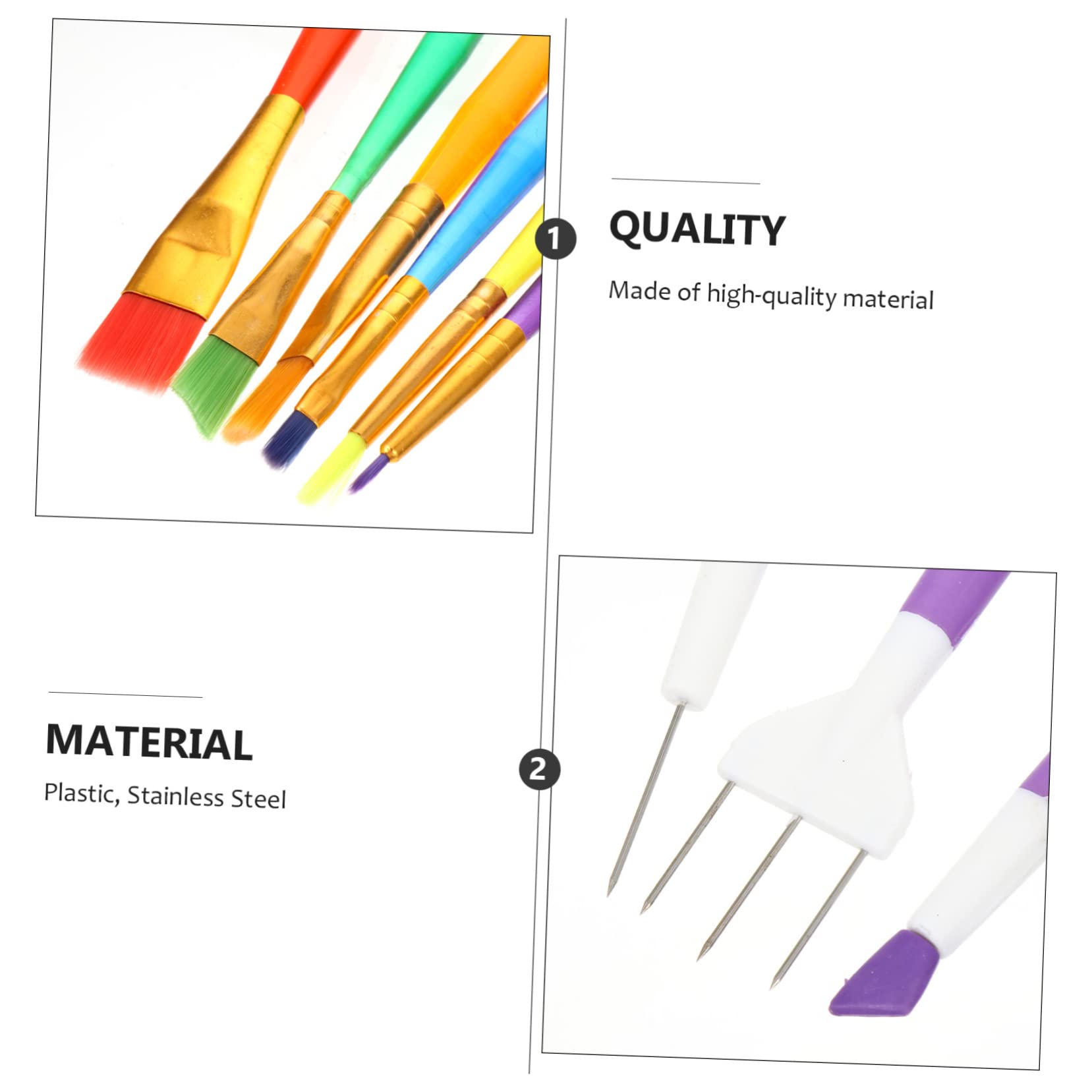 Cabilock 3sätze Fondant Cake Carving Set Teiliges Set Mit Nützlichen Schneide Und Modellierwerkzeugen Für Kreative Tortendekorationen Und Desserts Mildem Kunststoff Und Leicht Zu