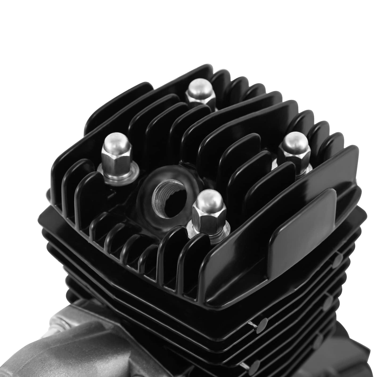 2 Tempi Kit Motore bici 50cc Gas Motorizzato Motore Kit di Conversione Bicicletta Nero