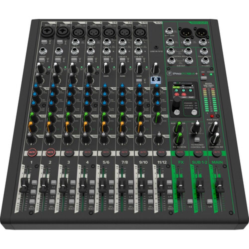 Amazon.com: Mackie ProFX12v3+ 12-Channel Analog Mixer with Built