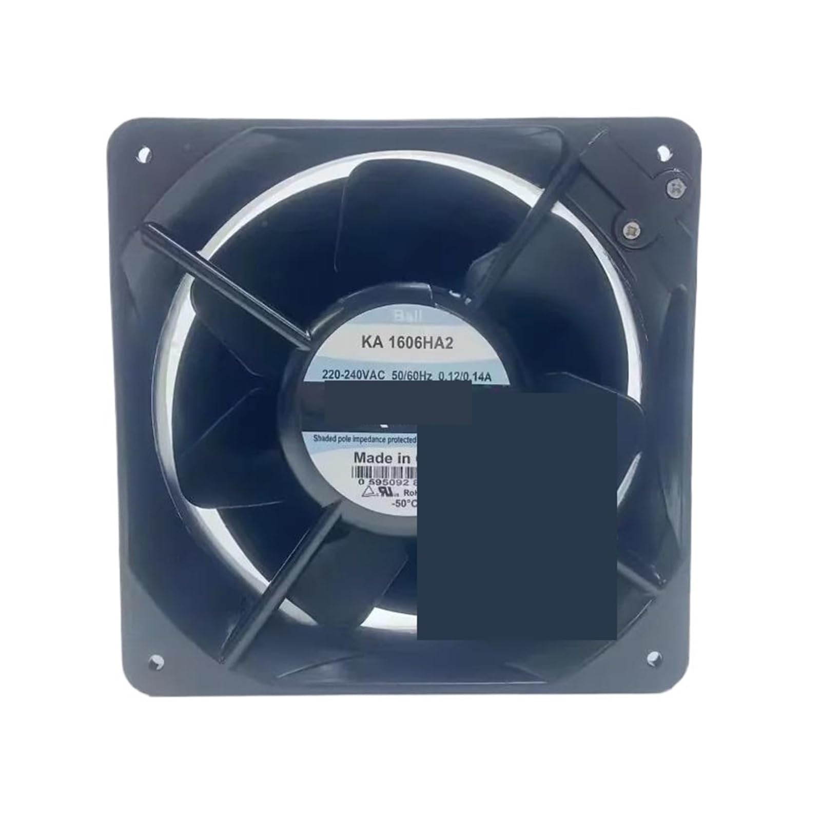 Ventilateur axial KA1606HA2 220-240VAC extracteur d'air chaud industriel boîtier
