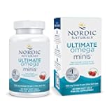 Nordic Naturals Ultimate Omega Minis, Strawberry Flavor - 60 Minis Soft Gels - 1120 mg Omega-3 - High-Potency Fish Oil Supplement - EPA & DHA - Promotes Brain & Heart Health - 30 Servings