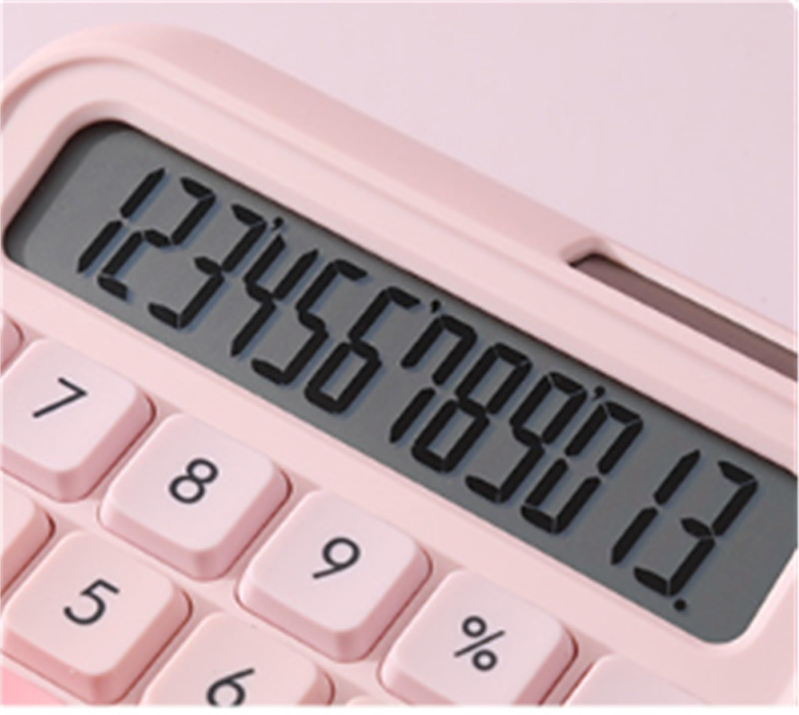 Calculatrice Calculatrice De Bureau À Énergie Solaire avec Écran LCD 12 Chiffres Adaptée Au Bureau Office(Grün)