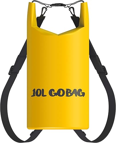 Miniatura 10 de iChewie - Go Bag - Bolsa seca impermeable - Saco de compresión enrollable que mantiene el equipo seco para kayak, playa, rafting, canotaje,