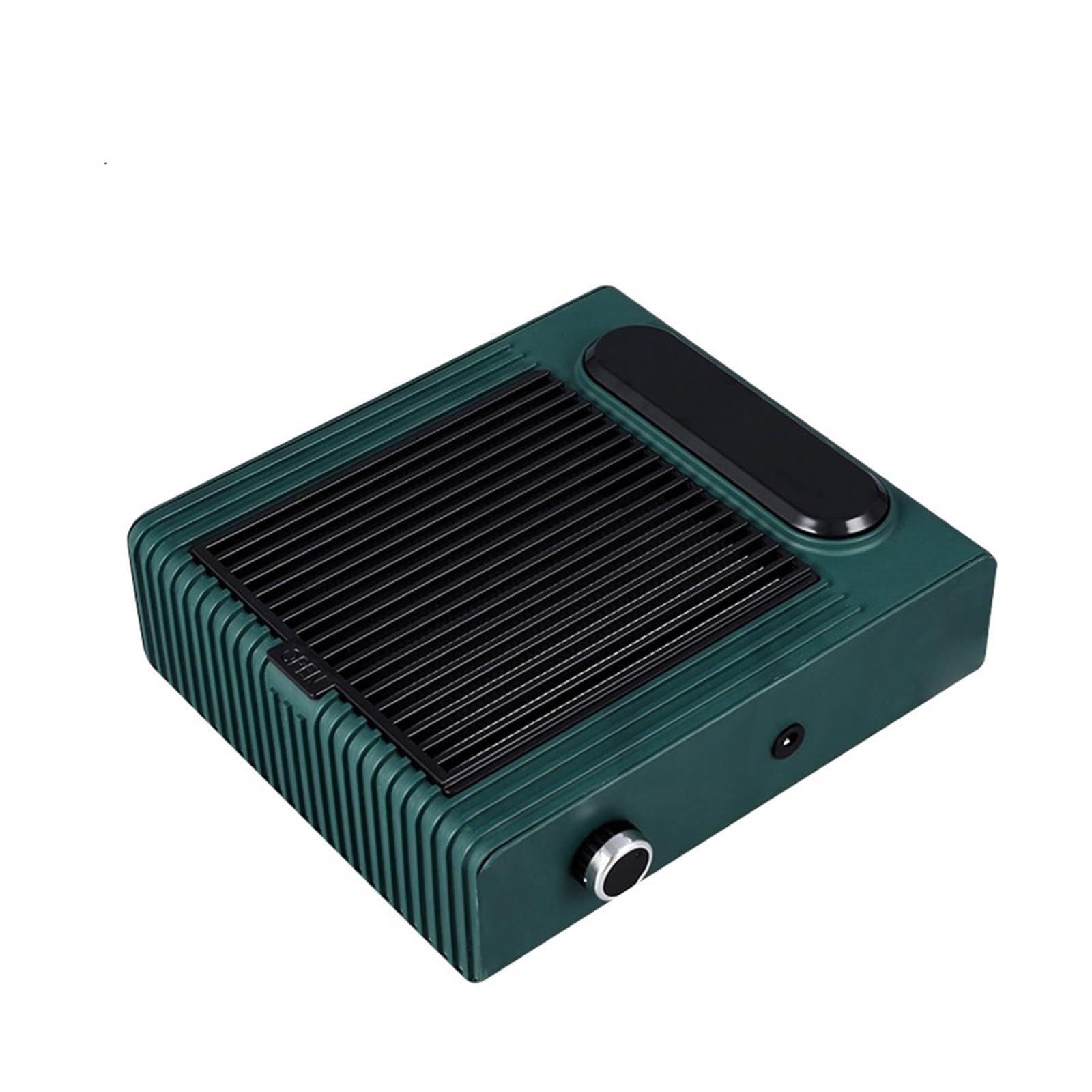 Aspirapolvere for Unghie in Acrilico da 80 W, aspirapolvere Elettrico da Tavolo con Potenza Regolabile, Filtro Riutilizzabile Incluso.(Green)