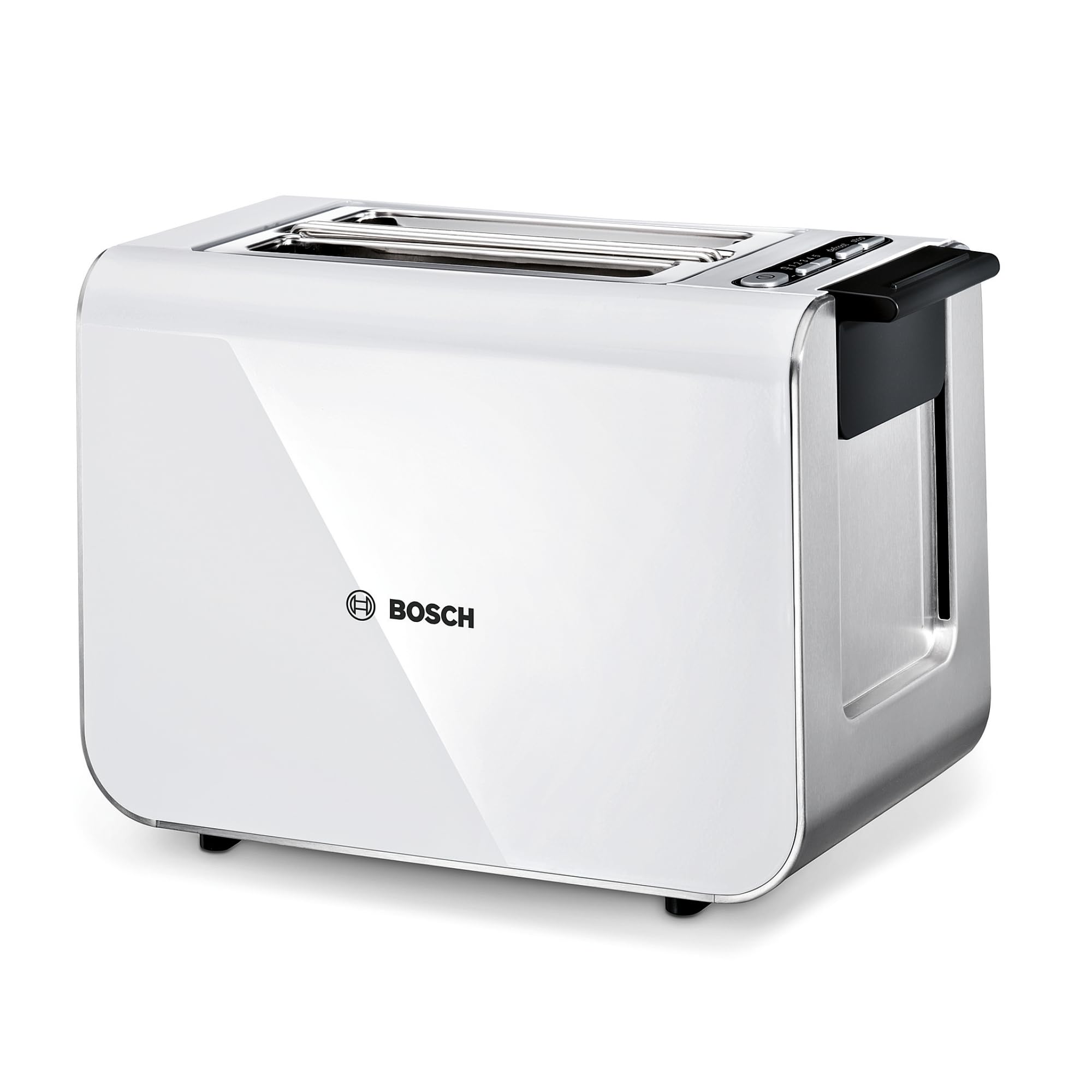Bosch - Tostador Styline, 2 ranuras, Función descongelación, Blanco, TAT8611N