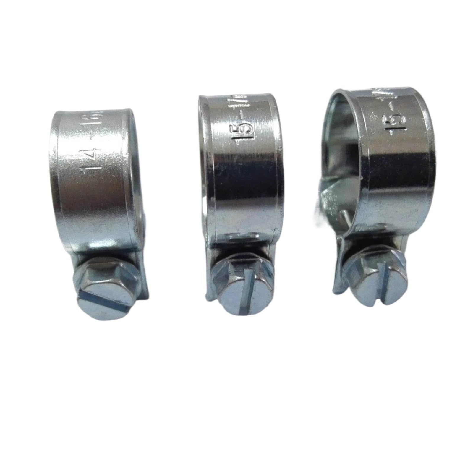Pipe Clamp 50Pcs Metal Hoop Clip for Sealing Automobile Fuel and Household Water Pipeline Welding Assembly(17-19mm)