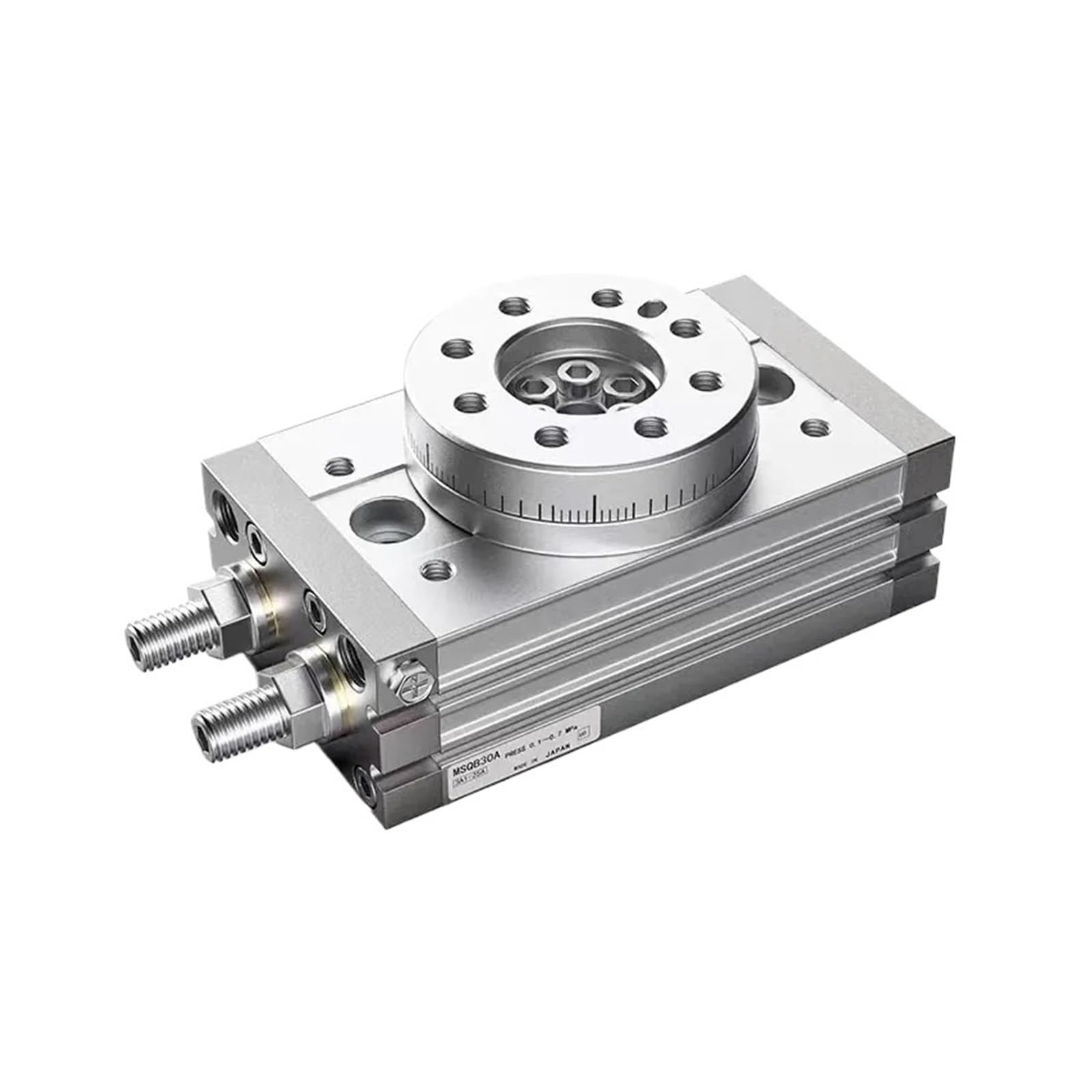 Cylindre rotatif pneumatique SMC MSQB au cœur des machines de tri et de conditionnement automatisé