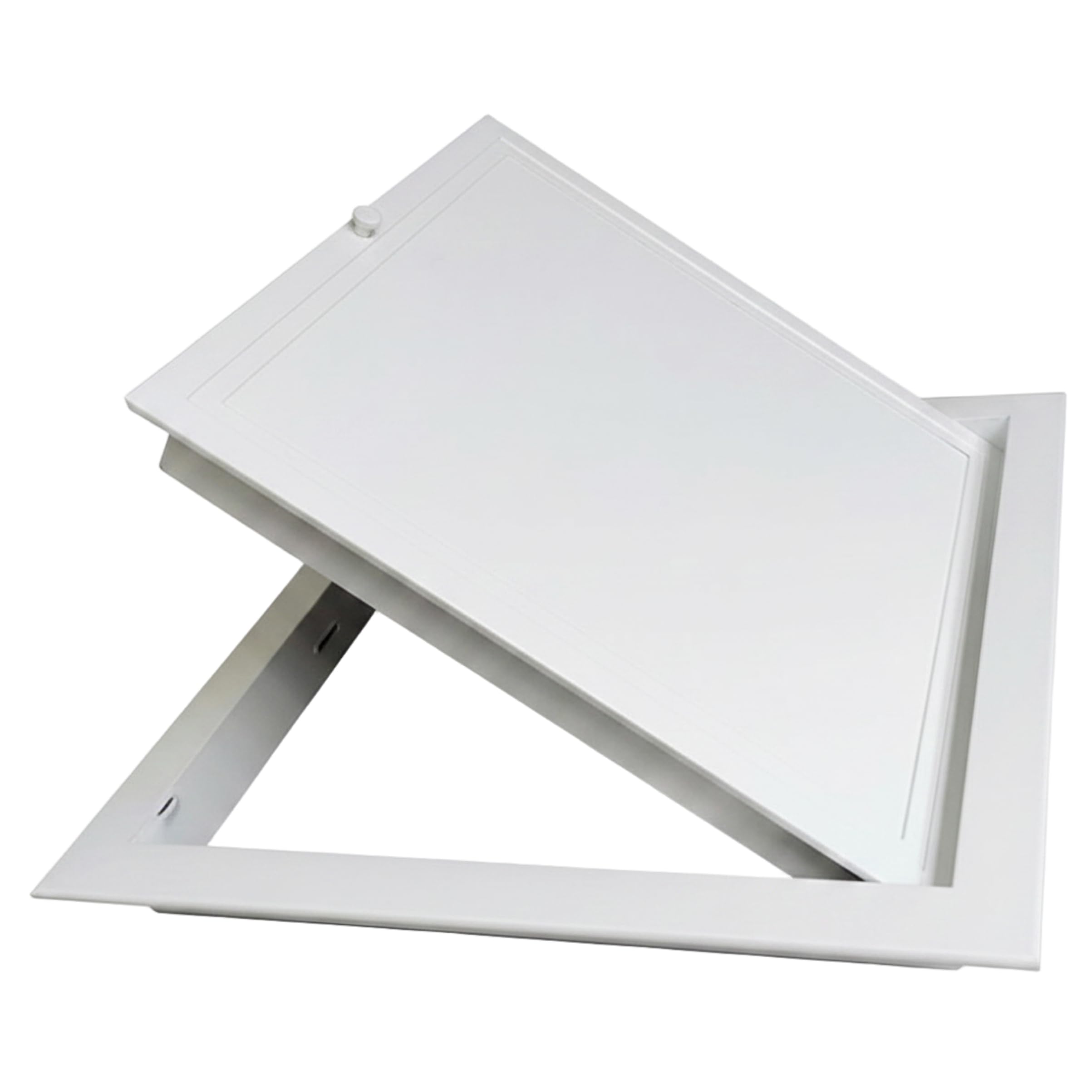 Panneau d'accès en métal 10x10 blanc pour dissimuler la plomberie du plafond de la salle de bain