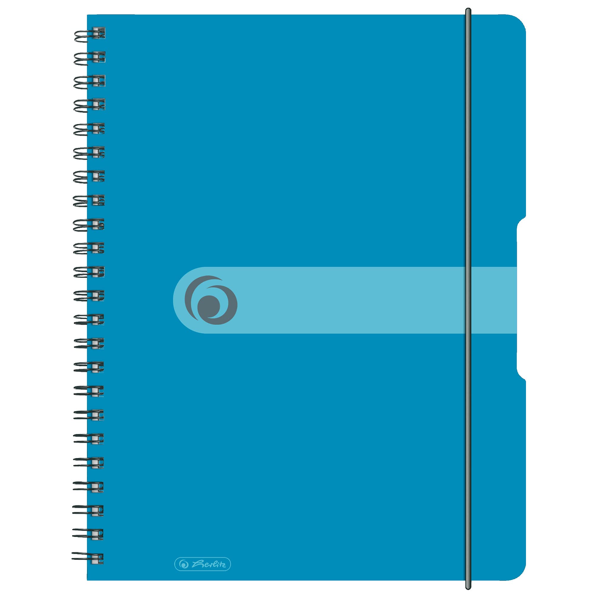 Herlitz Collegeblock easy orga to go A4, hellblau, kariert, 160 Seiten, 2 Stück