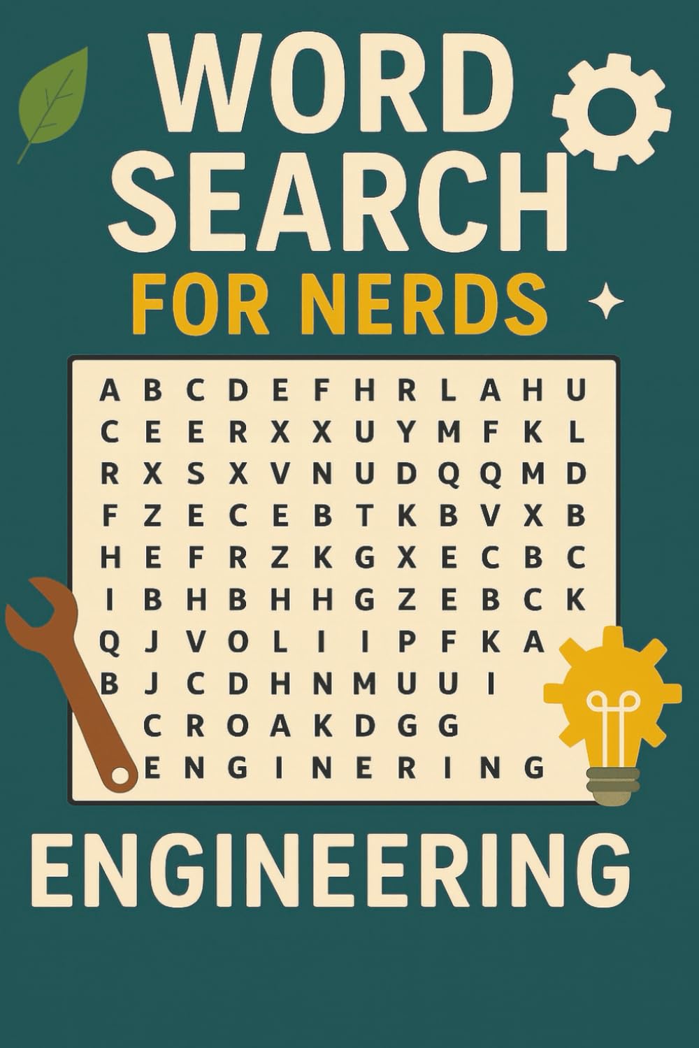 Word Search for Nerds – Engineering: A Design-Driven Puzzle Book for Inventive Minds! (Word Search For Nerds Series)